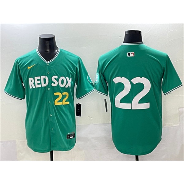 Boston Red Sox #22 Garrett Whitlock Green 2025 City Connect Limited Stitched Jersey