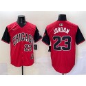 Chicago White Sox #23 Michael Jordan Red Black 2025 City Connect Limited Stitched Jersey