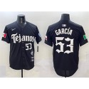 Texas Rangers #53 Adolis García Black Mexico 2025 Vapor Premier Limited Stitched Jersey