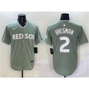 Boston Red Sox #2 Alex Bregman Green 2025 City Connect Limited Stitched Jersey
