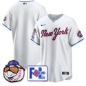 New York Mets Blank White 2025 Spring Training Stitched Jersey
