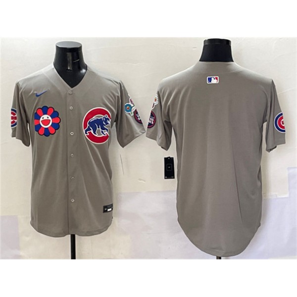 Chicago Cubs Blank Gray 2025 Tokyo Series Limited Stitched Jersey