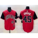 Chicago White Sox #45 Michael Jordan Red Black 2025 City Connect Limited Stitched Jersey