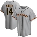 San Francisco Giants #14 Patrick Bailey Gray Cool Base Stitched Jersey San Francisco Giants #14 Patrick Bailey Gray Cool Base Stitched Jersey