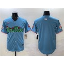 Philadelphia Phillies Blank Light Blue Phanatic Limited Stitched Jersey