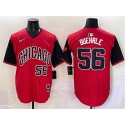 Chicago White Sox #56 Mark Buehrle Red Black 2025 City Connect Limited Stitched Jersey