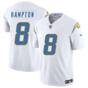 Los Angeles Chargers #8 Omarion Hampton White 2025 F.U.S.E. Vapor Limited Stitched Jersey