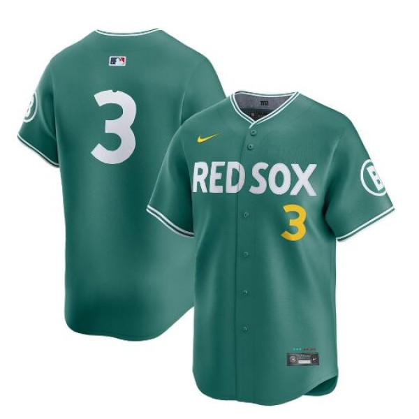 Boston Red Sox #3 Ceddanne Rafaela Green 2025 City Connect Limited Stitched Jersey