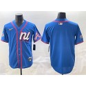 National League Atlanta Braves Blank Blue 2025 All-Star Edition Limited Stitched Jersey