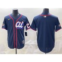 American League Cleveland Guardians Blank Navy 2025 All-Star Edition Limited Stitched Jersey