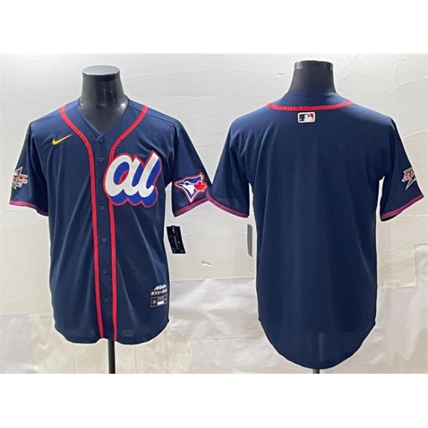 American League Toronto Blue Jays Blank Navy 2025 All-Star Edition Limited Stitched Jersey