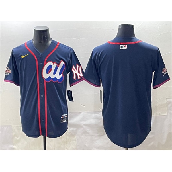 American League New York Yankees Blank Navy 2025 All-Star Edition Limited Stitched Jersey