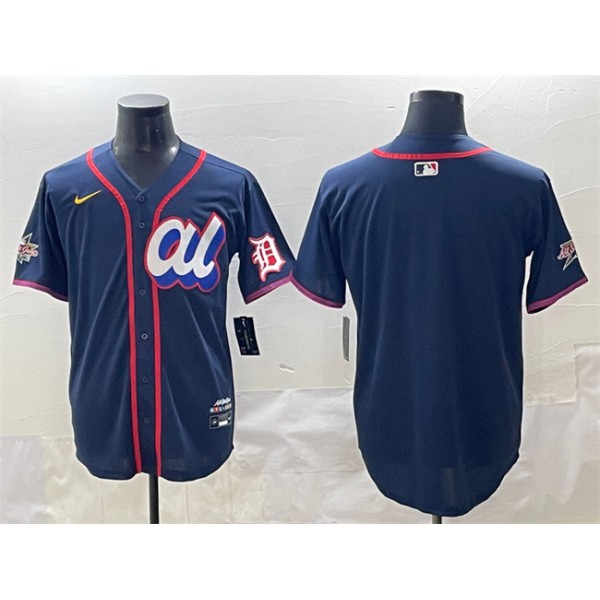 American League Detroit Tigers Blank Navy 2025 All-Star Edition Limited Stitched Jersey