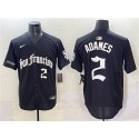 San Francisco Giants #2 Willy Adames Black 'Gothic Fog Edition' Vapor Premier Limited Stitched Jersey San Francisco Giants #2 Willy Adames Black 'Gothic Fog Edition' Vapor Premier Limited Stitched Jersey