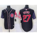 Chicago Cubs #27 Seiya Suzuki Black 2025 Independence Day Vapor Premier Limited Stitched Jersey