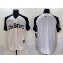 New York Yankees Blank White Black 'Gothic Legacy Edition' Vapor Premier Limited Stitched Jersey