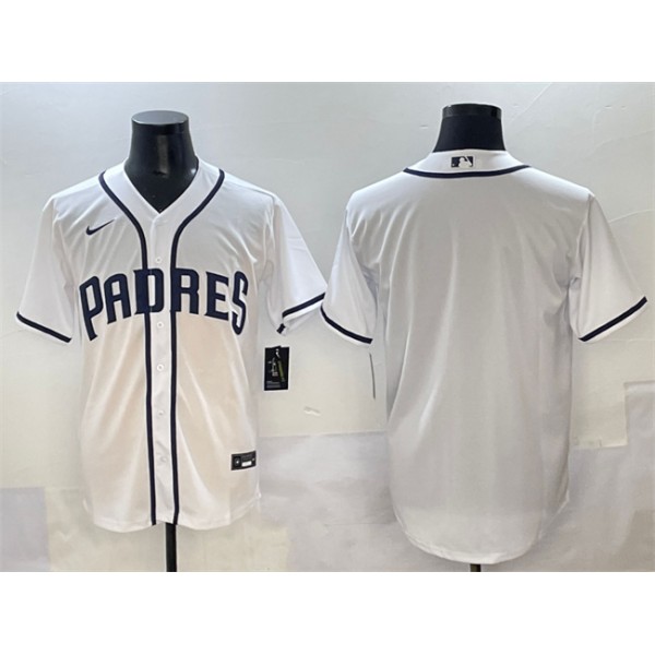 San Diego Padres Blank White Cool Base Stitched Jersey
