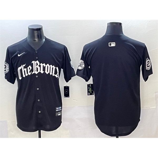 New York Yankees Blank Black 'Gothic Legacy Edition' Vapor Premier Limited Stitched Jersey