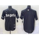 Los Angeles Angels Blank Black 'Gothic Halo Edition' Vapor Limited Stitched Jersey