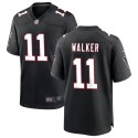 Atlanta Falcons #11 Jalon Walker Black Stitched Game Jersey