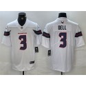 Houston Texans #3 Tank Dell White Vapor Untouchable Stitched Jersey