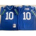 Seattle Seahawks #10 Jim Zorn Royal Throwback Stitched Football Jersey