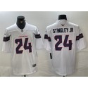 Houston Texans #24 Derek Stingley Jr. White Vapor Untouchable Football Stitched Jersey