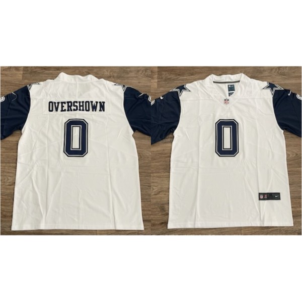 Dallas Cowboys #0 DeMarvion Overshown White Vapor Untouchable Limited Stitched Football Jersey