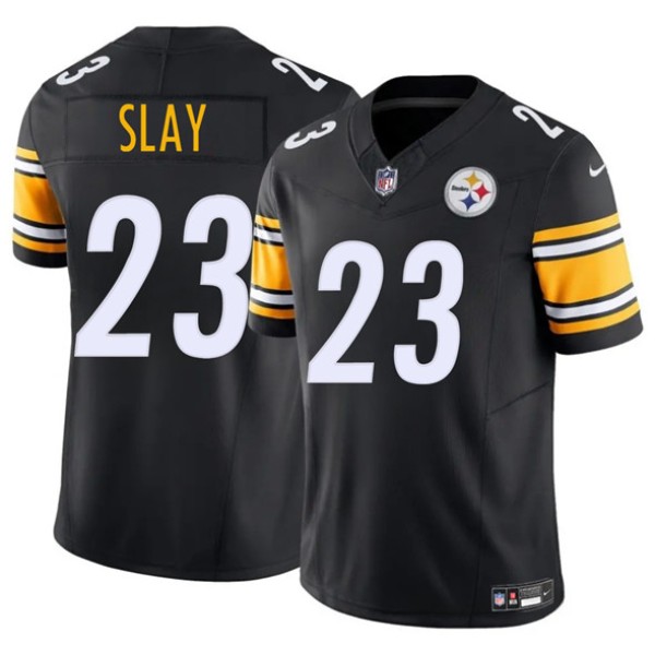 Pittsburgh Steelers #23 Darius Slay Black 2025 F.U.S.E. Vapor Limited Football Stitched Jersey