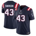 New England Patriots #43 Bradyn Swinson Navy 2025 F.U.S.E. Vapor Limited Football Stitched Jersey
