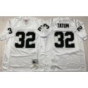 Las Vegas Raiders #32 Jack Tatum White Throwback Football Stitched Jersey