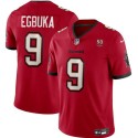 Tampa Bay Buccaneers #9 Emeka Egbuka Red 2025 Draft 50th Anniversary Patch Vapor Untouchable Limited Football Stitched Jersey