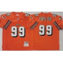 Miami Dolphins #99 Jason Taylor Orange Throwback Stitched Football Jersey