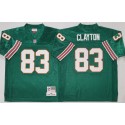 Miami Dolphins #83 Mark Clayton Aqua Throwback Stitched Football Jersey
