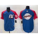 National League San Diego Padres Team Big Logo Blue Red Alternate 2025 All-Star Edition Limited Stitched Jersey