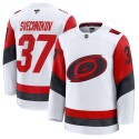 Carolina Hurricanes #37 Andrei Svechnikov White 2025 Away Stitched Jersey