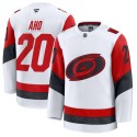 Carolina Hurricanes #20 Sebastian Aho White 2025 Away Stitched Jersey