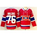 Montreal Canadiens #76 Zack Bolduc Red 2024-25 Stitched Jersey