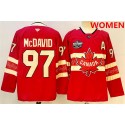 Canada #97 Connor McDavid Red 2025 4 Nations Face-Off Premium With A Patch Stitched Jersey