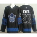 Toronto Maple Leafs #23 Matthew Knies Black Alternate Authentic Jersey