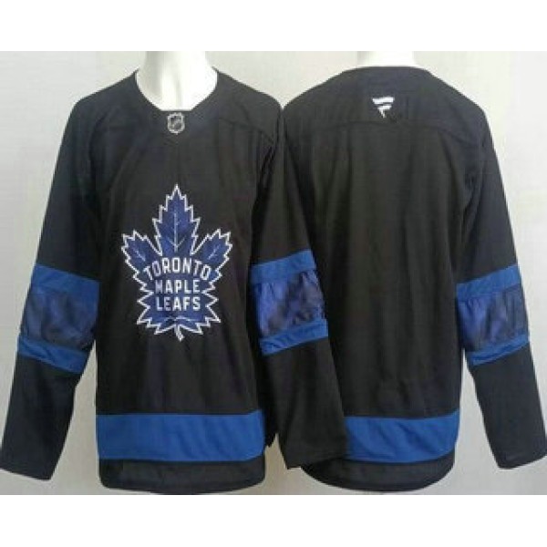 Toronto Maple Leafs Blank Black Alternate Authentic Jersey