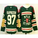 Minnesota Wild #97 Kirill Kaprizov Green Winter Classic Stitched Authentic Jersey