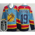 Florida Panthers #19 Matthew Tkachuk Blue 2025 Stanley Cup Final Authentic Jersey