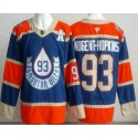 Edmonton Oilers #93 Ryan Nugent Hopkins Blue Heritage Classic Authentic Jersey