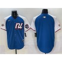 National League Milwaukee Brewers Blank Blue Alternate 2025 All-Star Edition Limited Stitched Jersey