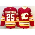 Calgary Flames #25 Jacob Markstrom Red 2024-25 Home Stitched Jersey