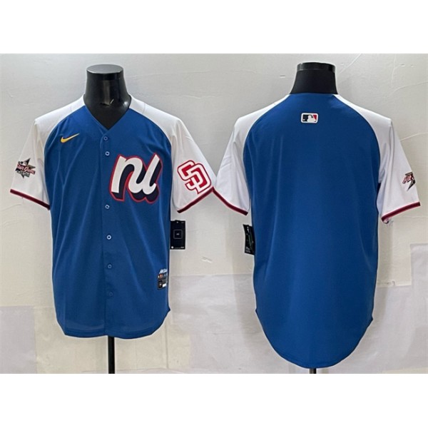 National League San Diego Padres Blank Blue Alternate 2025 All-Star Edition Limited Stitched Jersey