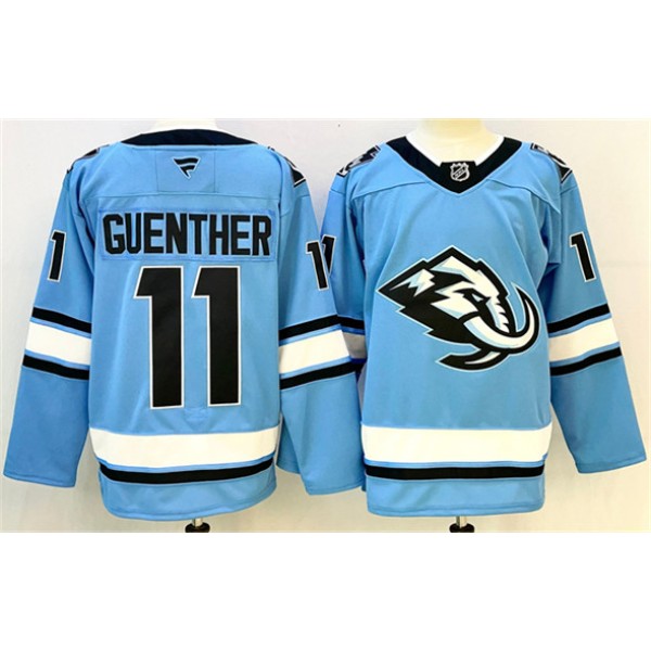 Utah Mammoth #11 Dylan Guenther Blue 2025 Stitched Jersey