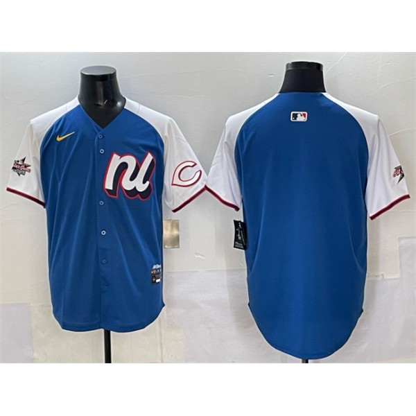 National League Cincinnati Reds Blank Blue Alternate 2025 All-Star Edition Limited Stitched Jersey