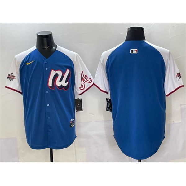 National League Atlanta Braves Blank Blue Alternate 2025 All-Star Edition Limited Stitched Jersey